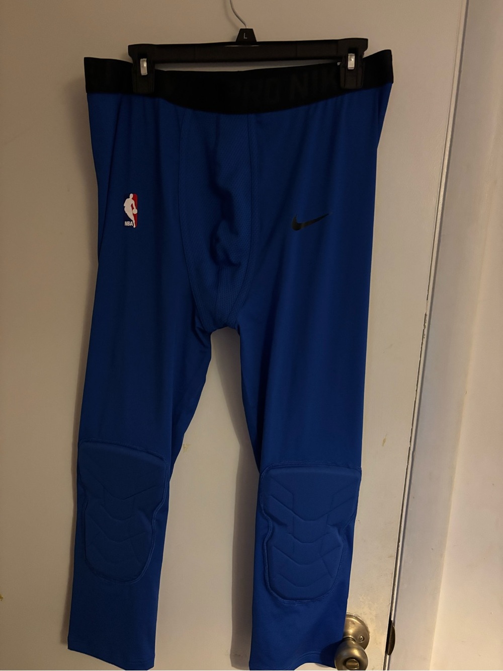 Nike NBA Pro Basketball Padded Leggings Mens Size XXL-Tall Compression AA0756-49